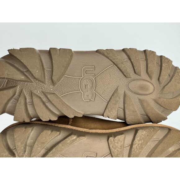 Women's Preowned Size 8 Ugg Essential Mini Boots Chestnut Casual Sheepskin - Picture 15 of 16